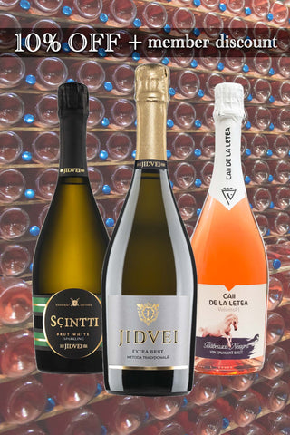 Delicious bubbles from Romania | three-bottle bundle | 10%OFF + Member Discount