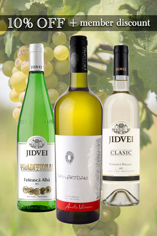 Romanian Local Whites | 3-Bottles Bundle | 10%OFF + Member Discount