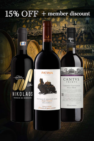 Romanian Top-tier Reds | 3-Bottles Bundle | 15% OFF + Member Discount