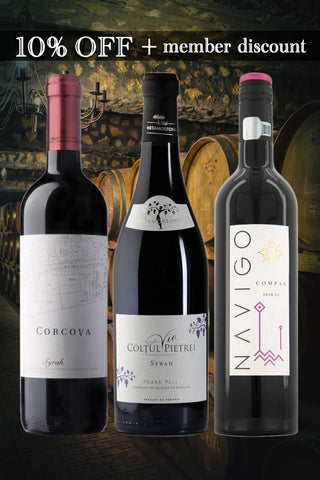 Romanian Syrah, a hidden gem worth trying! Three-bottle bundle | 10%OFF + Member Discount