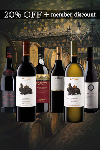 Top-tier Romanian Wines | 3 whites, 3 reds | six-bottle bundle | 20% OFF + member discount