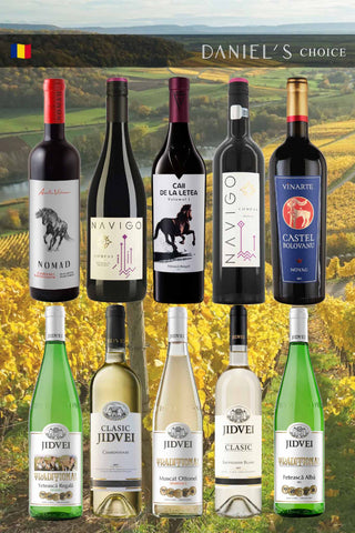 Bundle of Romanian Whites and Reds / 10-bottle bundle / 25% OFF / Free shipping in Japan