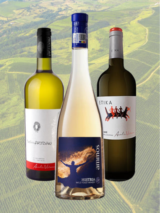 Vinuri românești cupajate | Set de trei vinuri albe | 10%OFF + Reducere membru