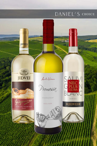 Vinuri albe românești din soiuri internaționale / Set de 3 sticle [10%OFF]