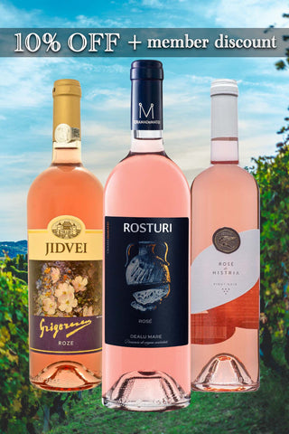 10%OFF | 美しい🌸美味しい🌸ルーマニア産ピンクワイン３本セット🌸