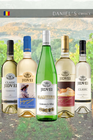 10%OFF | Five refreshing white wines from Jidvei PDO