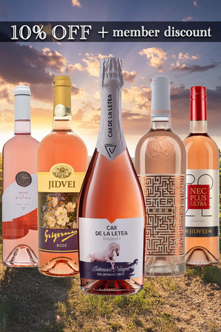 美しい🌸美味しい🌸ピンクルーマニア🌸夏にピッタリなロゼワイン５本セット🌸 | 10%OFF ＋ 会員割引
