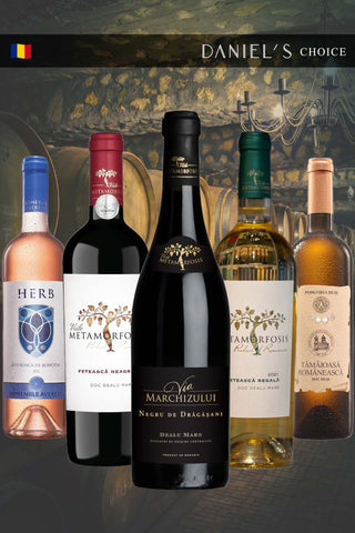 Romanian Local Varieties / white, pink, and red / five-bottle bundle / 15% OFF