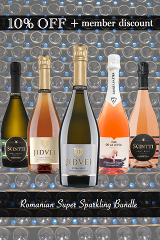 Delicious bubbles from Romania | Enjoy a bundle of five bottles | 10%OFF + Member Discount