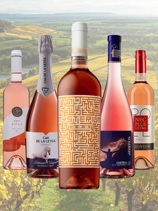Frumos! Delicios! România roz! Vinuri rosé perfecte pentru vară | Set de cinci sticle