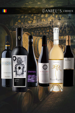 Top-tier Romanian Wines / 3 whites, 3 reds / six-bottle bundle / 15% OFF