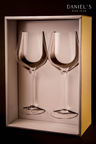 Set de 2 pahare de vin Singularis, cutie cadou inclusa